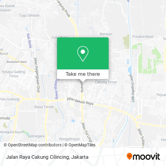 Jalan Raya Cakung Cilincing map