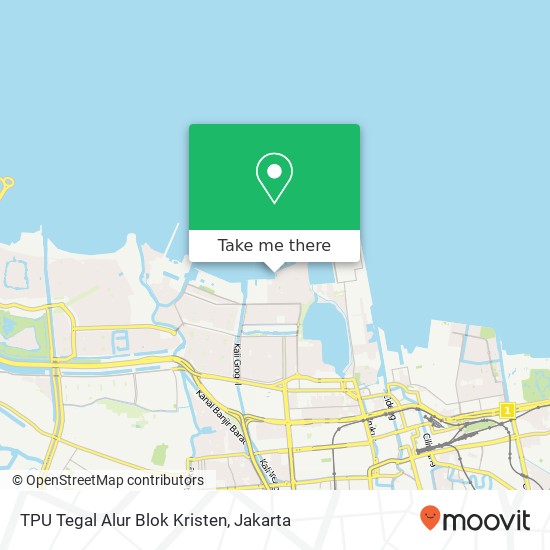 TPU Tegal Alur Blok Kristen map