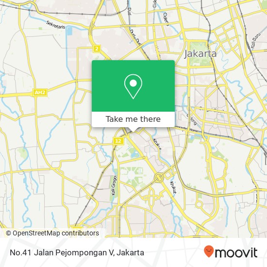 No.41 Jalan Pejompongan V map