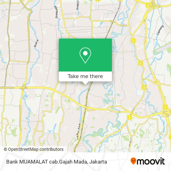 Bank MUAMALAT cab.Gajah Mada map