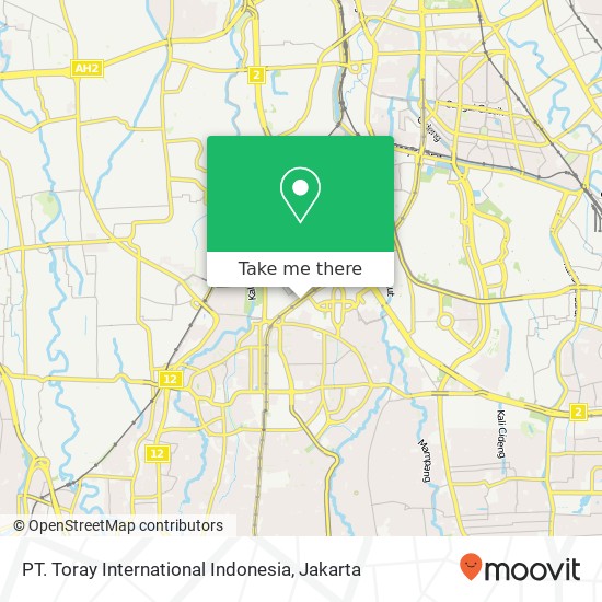 PT. Toray International Indonesia map