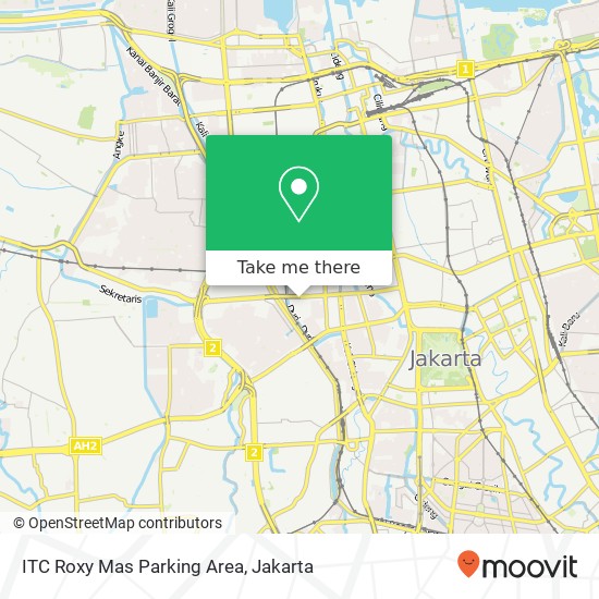ITC Roxy Mas Parking Area map