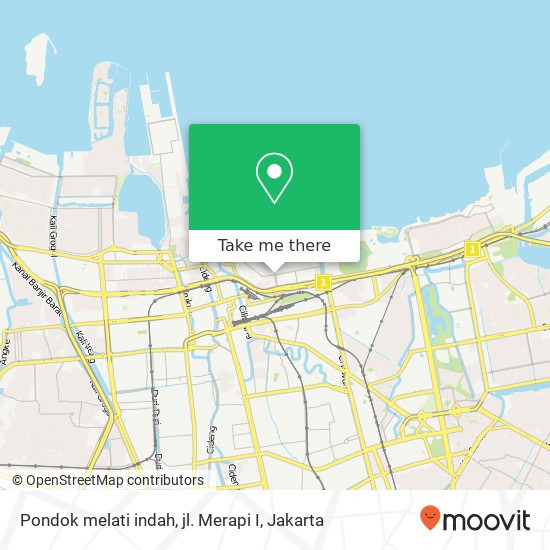 Pondok melati indah, jl. Merapi I map