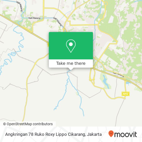 Angkringan 78 Ruko Roxy Lippo Cikarang map