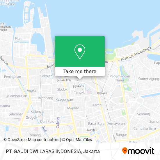 PT. GAUDI DWI LARAS INDONESIA map