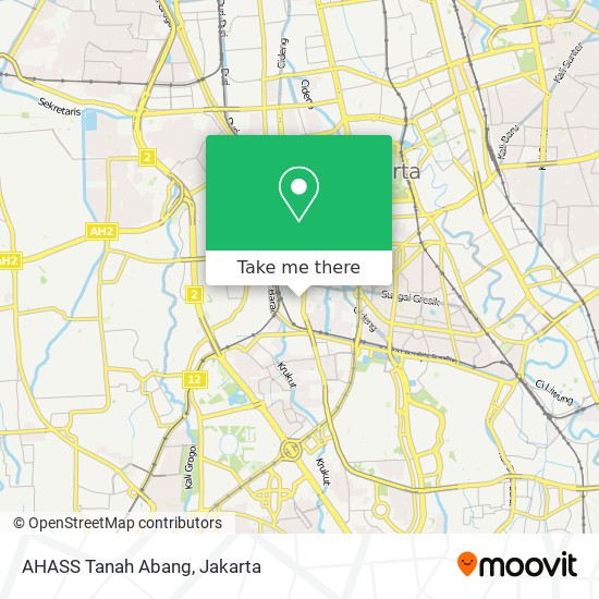 AHASS Tanah Abang map