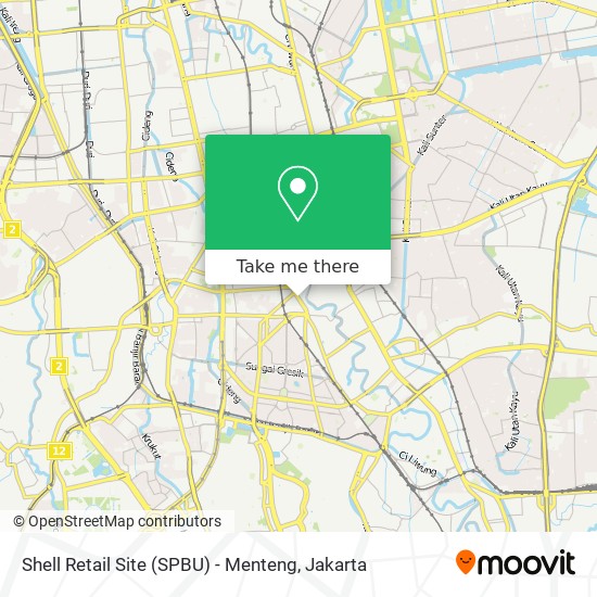 Shell Retail Site (SPBU) - Menteng map