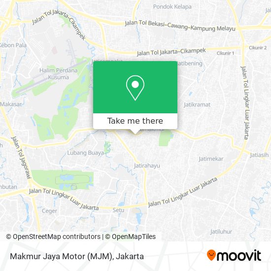 Makmur Jaya Motor (MJM) map