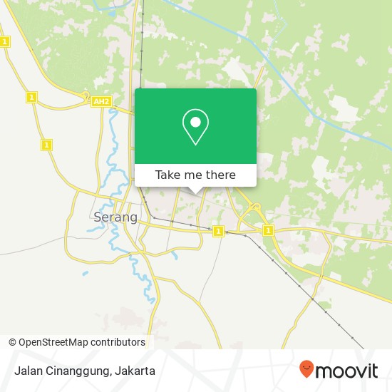 Jalan Cinanggung map