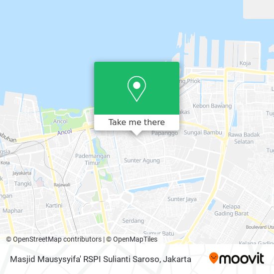 Masjid Mausysyifa' RSPI Sulianti Saroso map