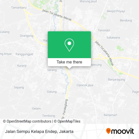 Jalan Sempu Kelapa Endep map