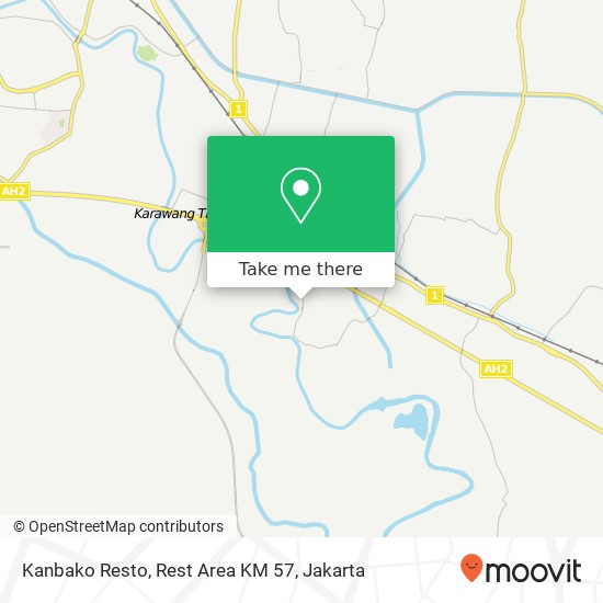 Kanbako Resto, Rest Area KM 57 map
