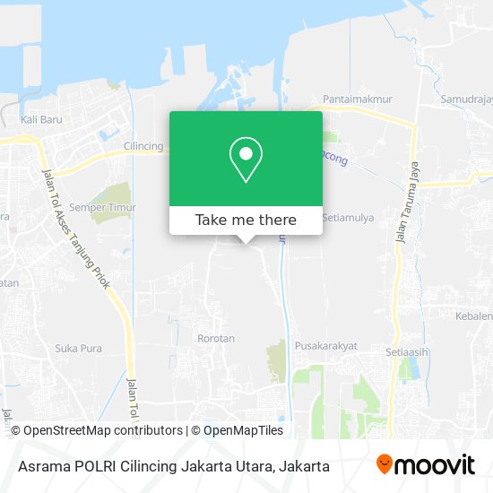 Asrama POLRI Cilincing Jakarta Utara map