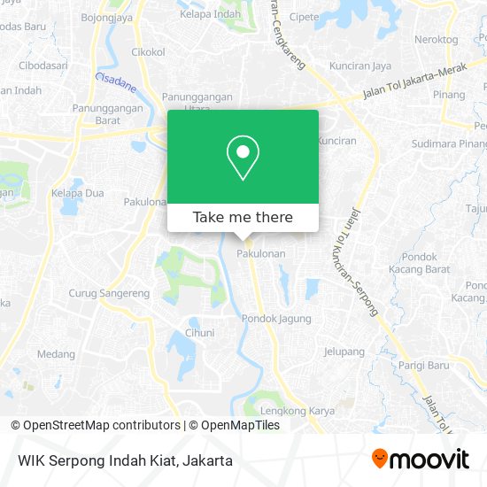 WIK Serpong Indah Kiat map