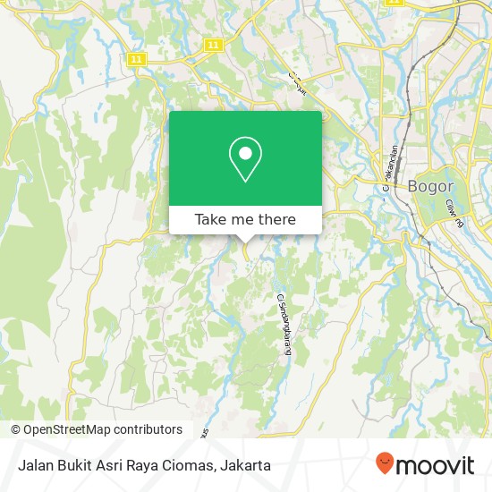 Jalan Bukit Asri Raya Ciomas map