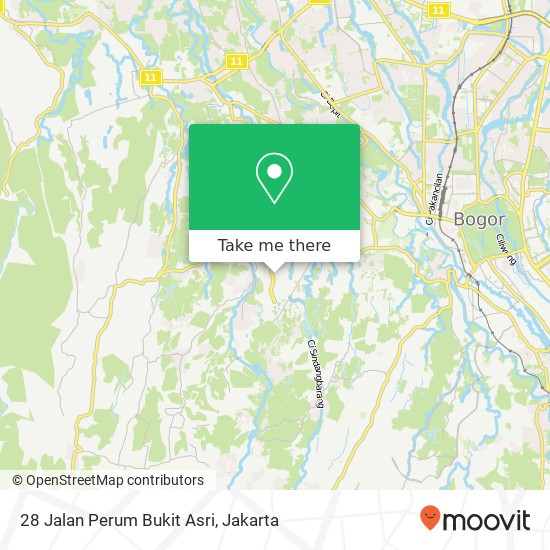 28 Jalan Perum Bukit Asri map