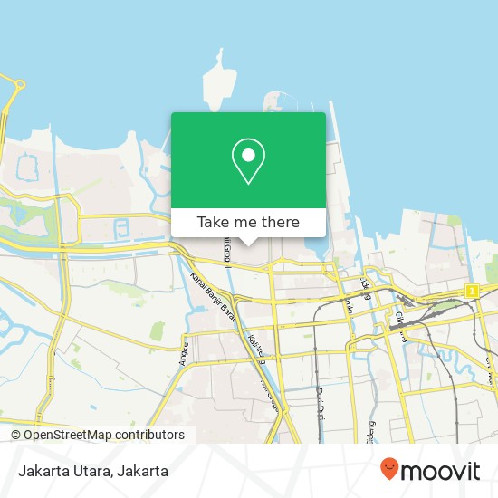 Jakarta Utara map