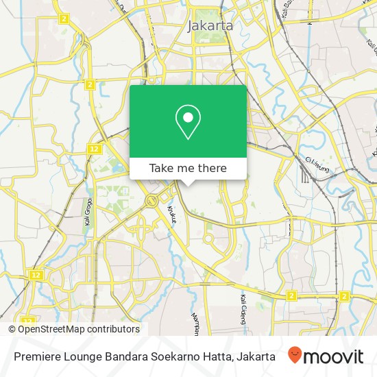 Premiere Lounge Bandara Soekarno Hatta map