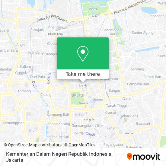 Kementerian Dalam Negeri Republik Indonesia map