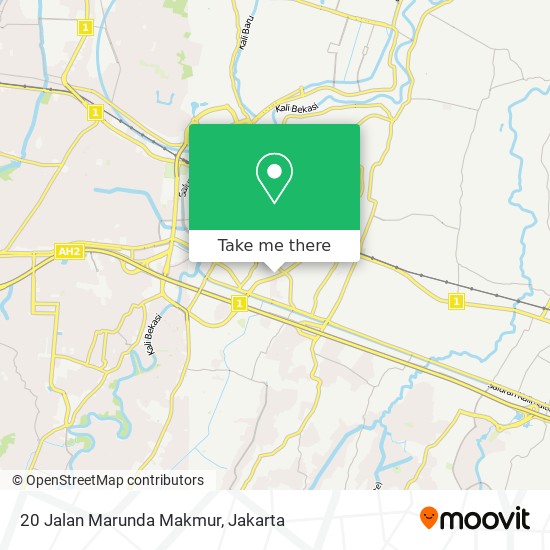 20 Jalan Marunda Makmur map