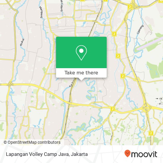 Lapangan Volley Camp Java map