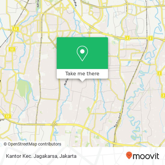 Kantor Kec. Jagakarsa map