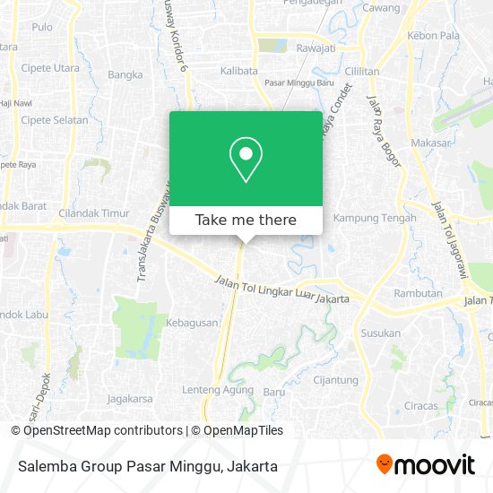 Salemba Group Pasar Minggu map