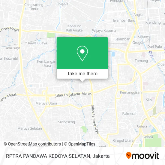 RPTRA PANDAWA KEDOYA SELATAN map