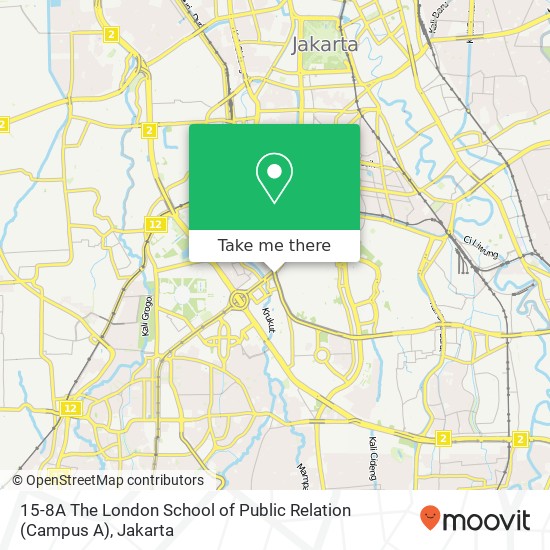 15-8A The London School of Public Relation (Campus A) map