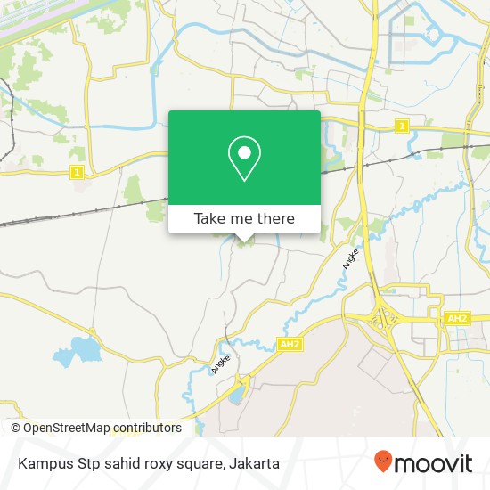 Kampus Stp sahid roxy square map