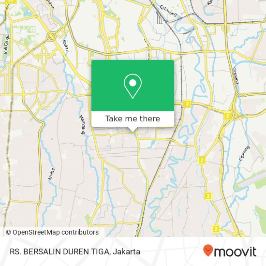 RS. BERSALIN DUREN TIGA map