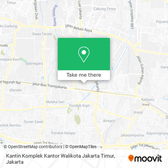 Kantin Komplek Kantor Walikota Jakarta Timur map