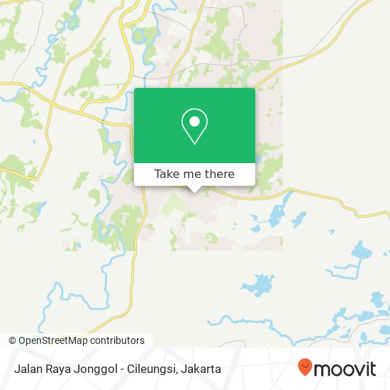Jalan Raya Jonggol - Cileungsi map