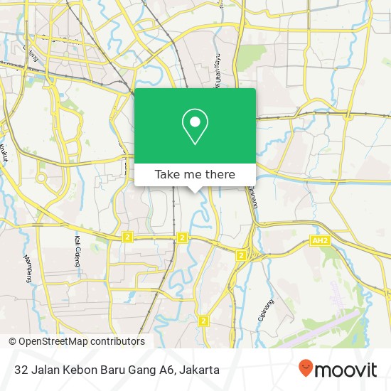 32 Jalan Kebon Baru Gang A6 map