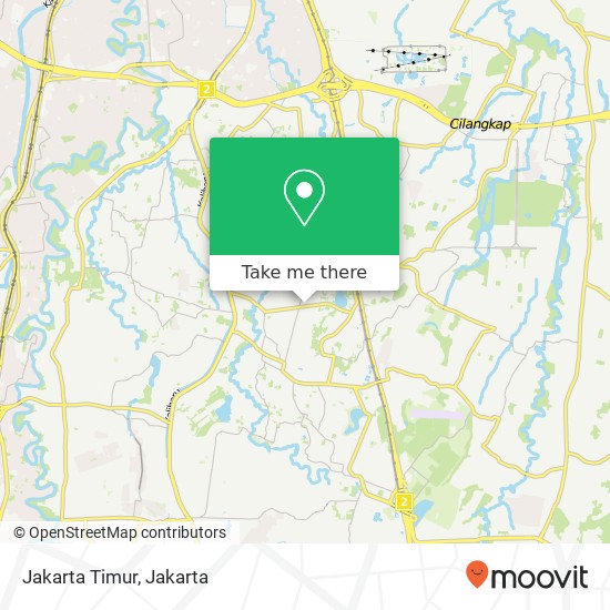 Jakarta Timur map