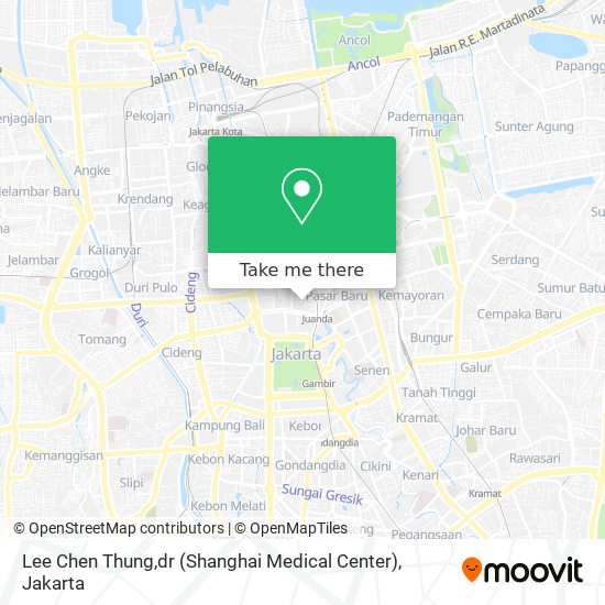 Lee Chen Thung,dr (Shanghai Medical Center) map
