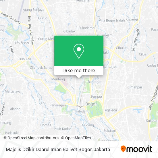 Majelis Dzikir Daarul Iman Balivet Bogor map