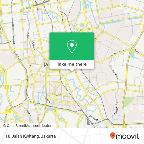 18 Jalan Kwitang map