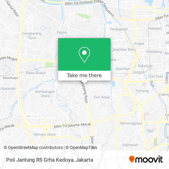 Poli Jantung RS Grha Kedoya map