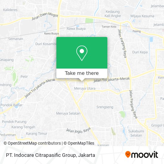 PT. Indocare Citrapasific Group map