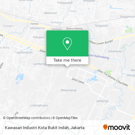 Kawasan Industri Kota Bukit Indah map