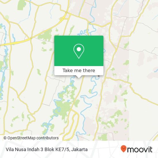 Vila Nusa Indah 3 Blok KE7/5 map