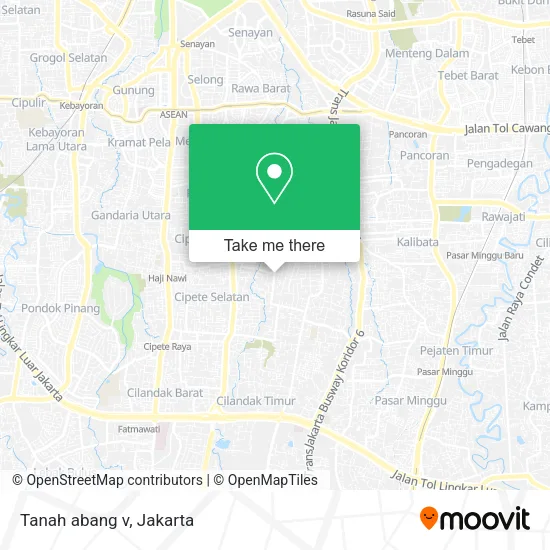 Tanah abang v map