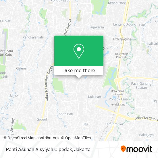 Panti Asuhan Aisyiyah Cipedak map