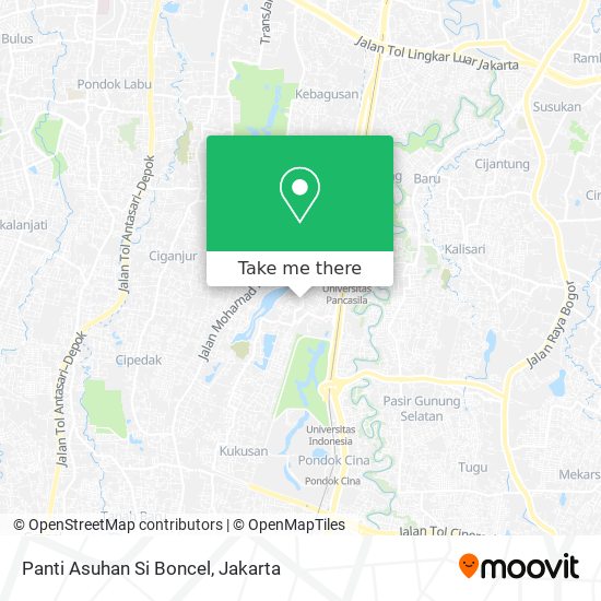 Panti Asuhan Si Boncel map