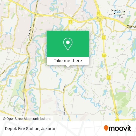 Depok Fire Station map