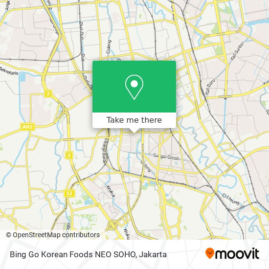 Bing Go Korean Foods NEO SOHO map