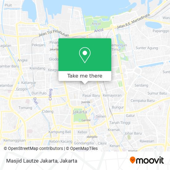 Masjid Lautze Jakarta map