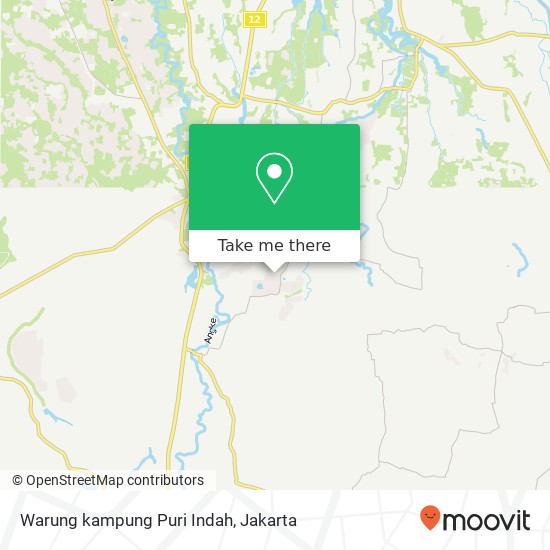 Warung kampung Puri Indah map