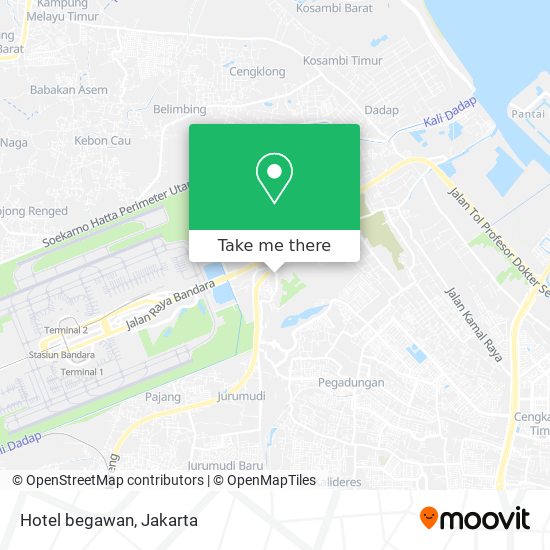 Hotel begawan map